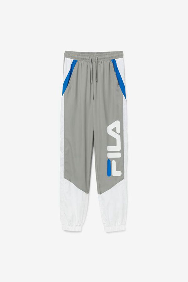 Fila Gustavo Men's Pants - Grey/White/Blue,NZ 93-43907